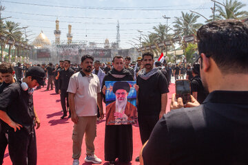 کربلا در آستانه برگزاری تشییع رهبر شهید انقلاب