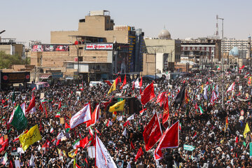 تشییع و وداع با پیکر مطهر رهبر شهید انقلاب در نجف