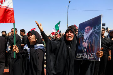 تشییع و وداع با پیکر مطهر رهبر شهید انقلاب در نجف
