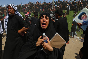 تشییع و وداع با پیکر مطهر رهبر شهید انقلاب در نجف