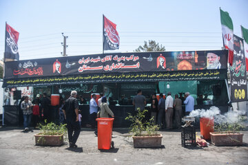 محور سمنان - مشهد یک روز قبل از آیین تشییع پیکر رهبر شهید