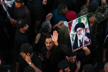 تشییع و وداع با پیکر مطهر رهبر شهید انقلاب در نجف