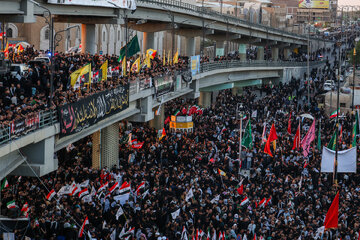 تشییع و وداع با پیکر مطهر رهبر شهید انقلاب در نجف
