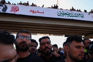 تشییع و وداع با پیکر مطهر رهبر شهید انقلاب در نجف