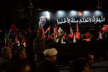 آیین وداع دانشگاهیان با امام مجاهد شهید