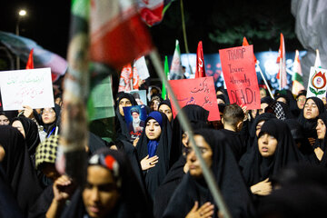 آیین وداع دانشگاهیان با امام مجاهد شهید