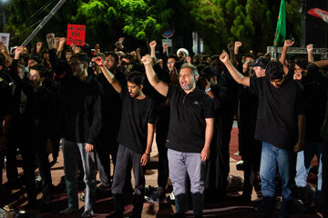 آیین وداع دانشگاهیان با امام مجاهد شهید