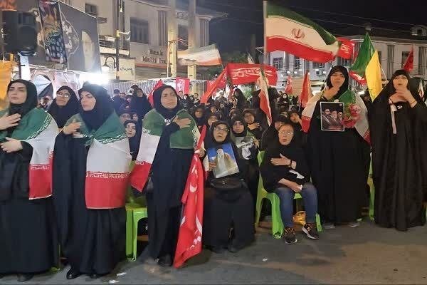 مازندران در سوگ و حماسه؛ شبی که پرچمها برافراشته ماند و اشکها جاری شد