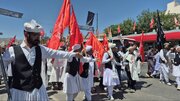 بانگ وفاداری سیستان و بلوچستان در قلب مشهد طنین‌انداز شد