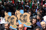 مراسم جاماندگان تشییع رهبر شهید - اهر
