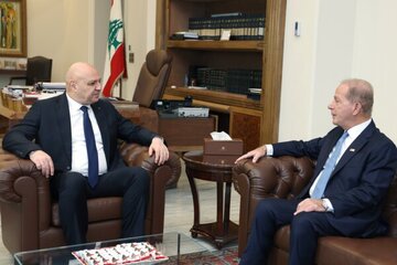 دیدار سفیر آمریکا با رئیس‌جمهور و نخست‌وزیر لبنان
