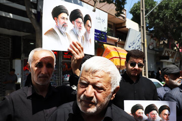مراسم جاماندگان تشییع رهبر شهید - اهر