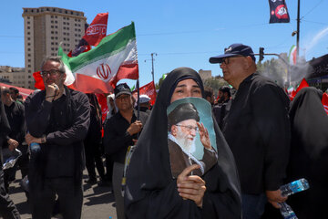 مراسم تشییع پیکر مطهر رهبر شهید انقلاب - مشهد