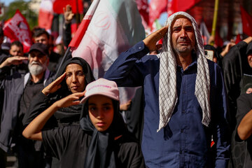 مراسم تشییع پیکر مطهر رهبر شهید انقلاب - مشهد