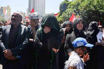 مراسم تشییع پیکر مطهر رهبر شهید انقلاب - مشهد /2