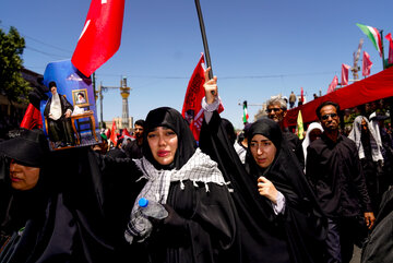 مراسم تشییع پیکر مطهر رهبر شهید انقلاب - مشهد
