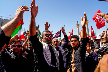 مراسم تشییع پیکر مطهر رهبر شهید انقلاب - مشهد
