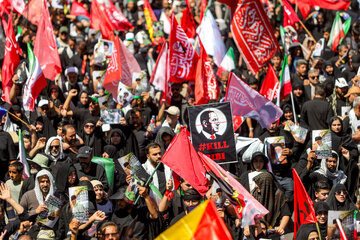 مراسم تشییع پیکر مطهر رهبر شهید انقلاب - مشهد