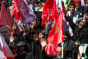 مراسم تشییع پیکر مطهر رهبر شهید انقلاب - مشهد