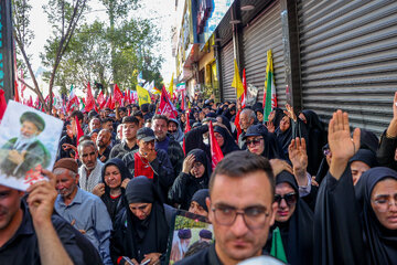 مراسم تشییع پیکر مطهر رهبر شهید انقلاب - مشهد
