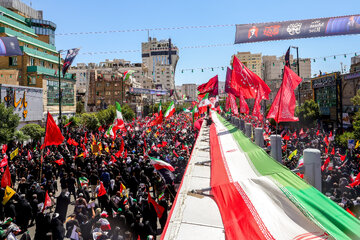 مراسم تشییع پیکر مطهر رهبر شهید انقلاب - مشهد