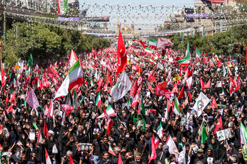 مراسم تشییع پیکر مطهر رهبر شهید انقلاب - مشهد