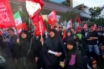 مراسم تشییع پیکر مطهر رهبر شهید انقلاب - مشهد