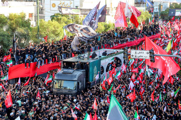 مراسم تشییع پیکر مطهر رهبر شهید انقلاب - مشهد