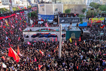 مراسم تشییع پیکر مطهر رهبر شهید انقلاب - مشهد