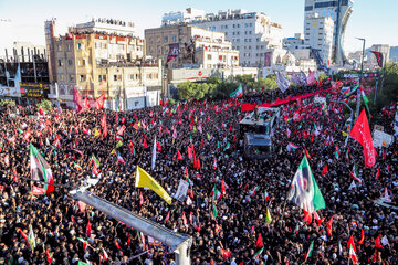مراسم تشییع پیکر مطهر رهبر شهید انقلاب - مشهد