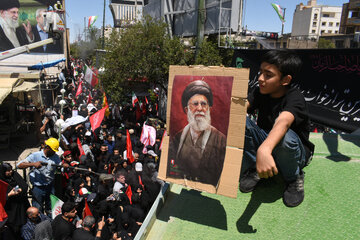 مراسم تشییع پیکر مطهر رهبر شهید انقلاب - مشهد