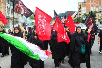 جاماندگان تشییع رهبر شهید در سوادکوه