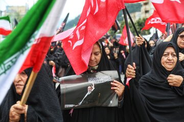 جاماندگان تشییع رهبر شهید در سوادکوه