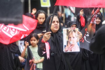 جاماندگان تشییع رهبر شهید در سوادکوه