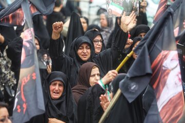 جاماندگان تشییع رهبر شهید در سوادکوه