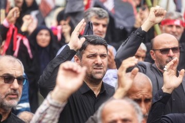 جاماندگان تشییع رهبر شهید در سوادکوه