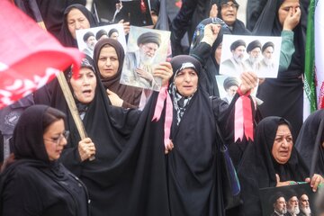 جاماندگان تشییع رهبر شهید در سوادکوه