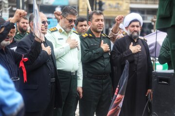 جاماندگان تشییع رهبر شهید در سوادکوه