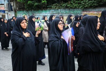 جاماندگان تشییع رهبر شهید در سوادکوه