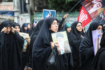 جاماندگان تشییع رهبر شهید در سوادکوه