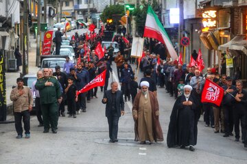 جاماندگان تشییع رهبر شهید در سوادکوه
