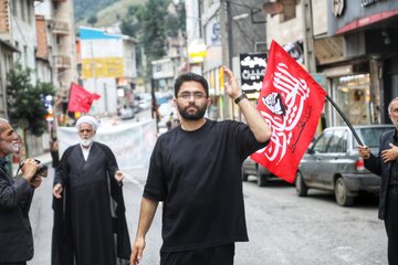 جاماندگان تشییع رهبر شهید در سوادکوه
