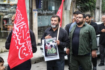 جاماندگان تشییع رهبر شهید در سوادکوه