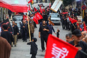 جاماندگان تشییع رهبر شهید در سوادکوه