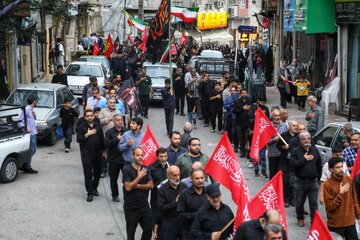 جاماندگان تشییع رهبر شهید در سوادکوه
