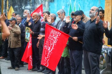 جاماندگان تشییع رهبر شهید در سوادکوه