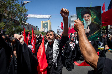 مراسم تشییع پیکر مطهر رهبر شهید انقلاب - مشهد