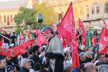 مراسم جاماندگان تشییع رهبر شهید - همدان