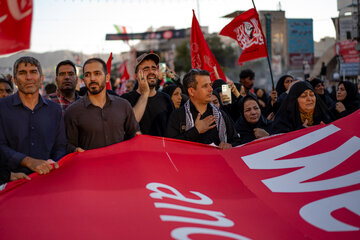 مراسم تشییع پیکر مطهر رهبر شهید انقلاب - مشهد