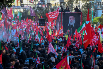 مراسم تشییع پیکر مطهر رهبر شهید انقلاب - مشهد